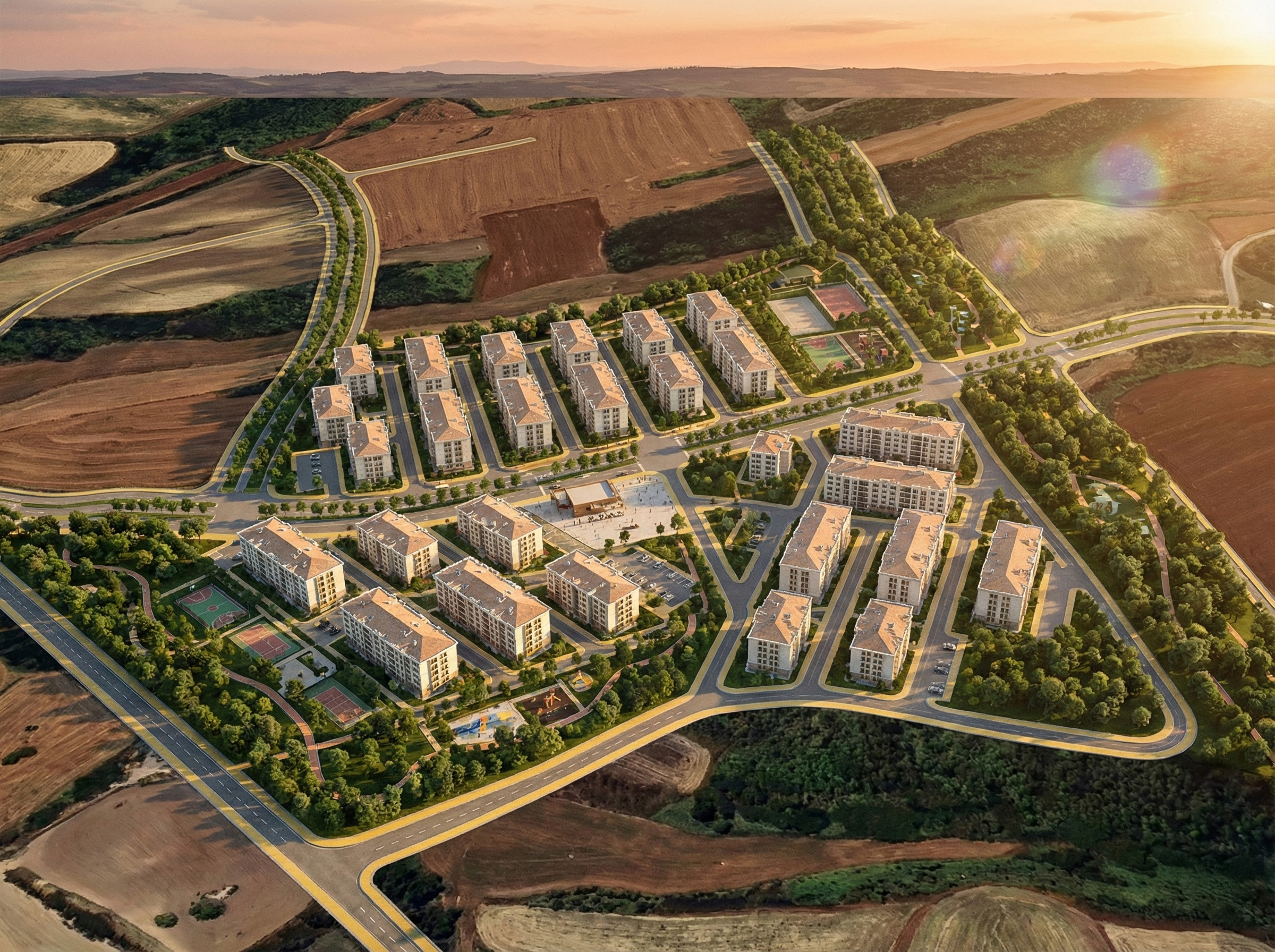 İstanbul – Arnavutköy İlçesi Sazlıbosna 761 Adet Konut Projesi